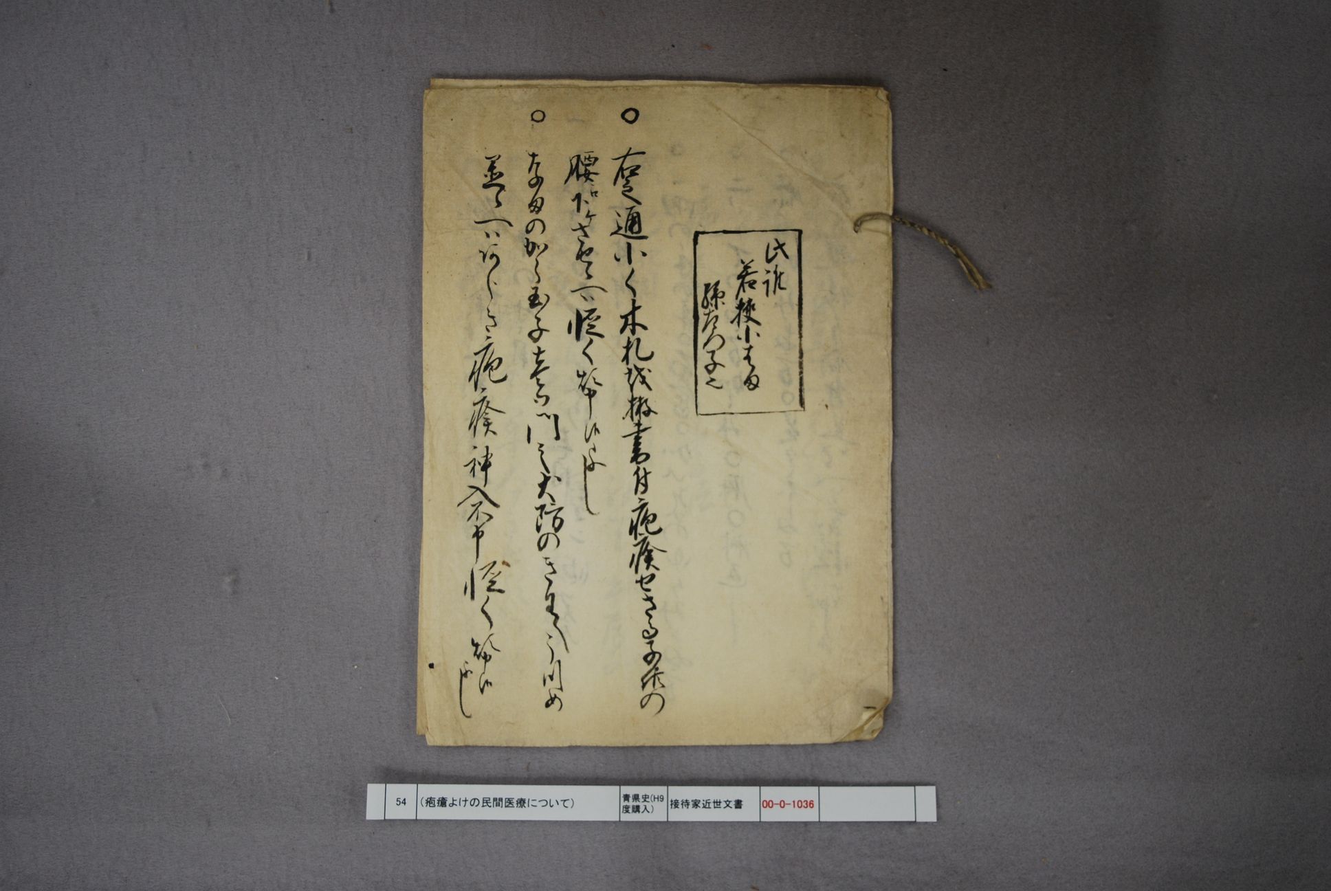 古文書・文献史料データベース詳細画面