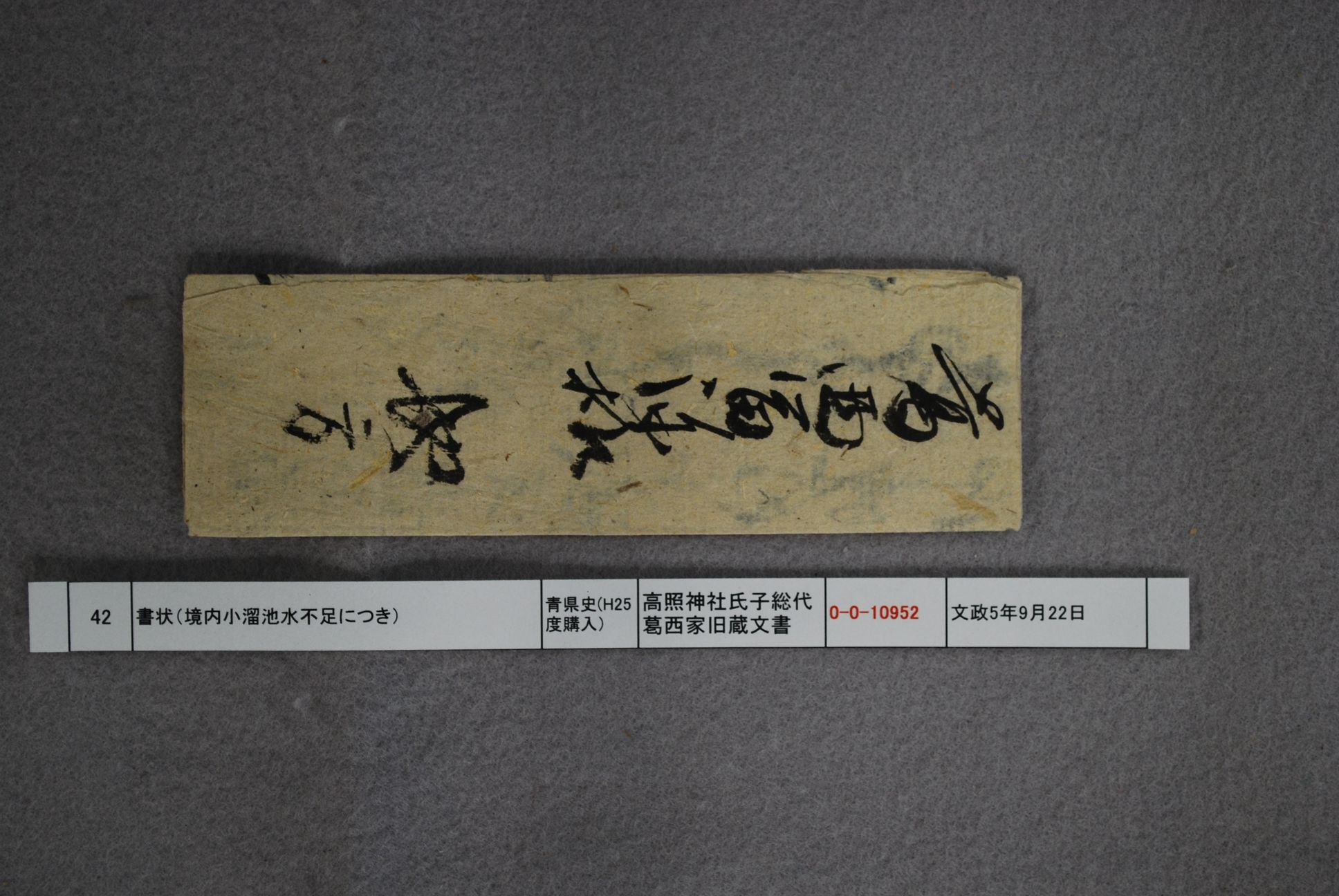 古文書・文献史料データベース詳細画面
