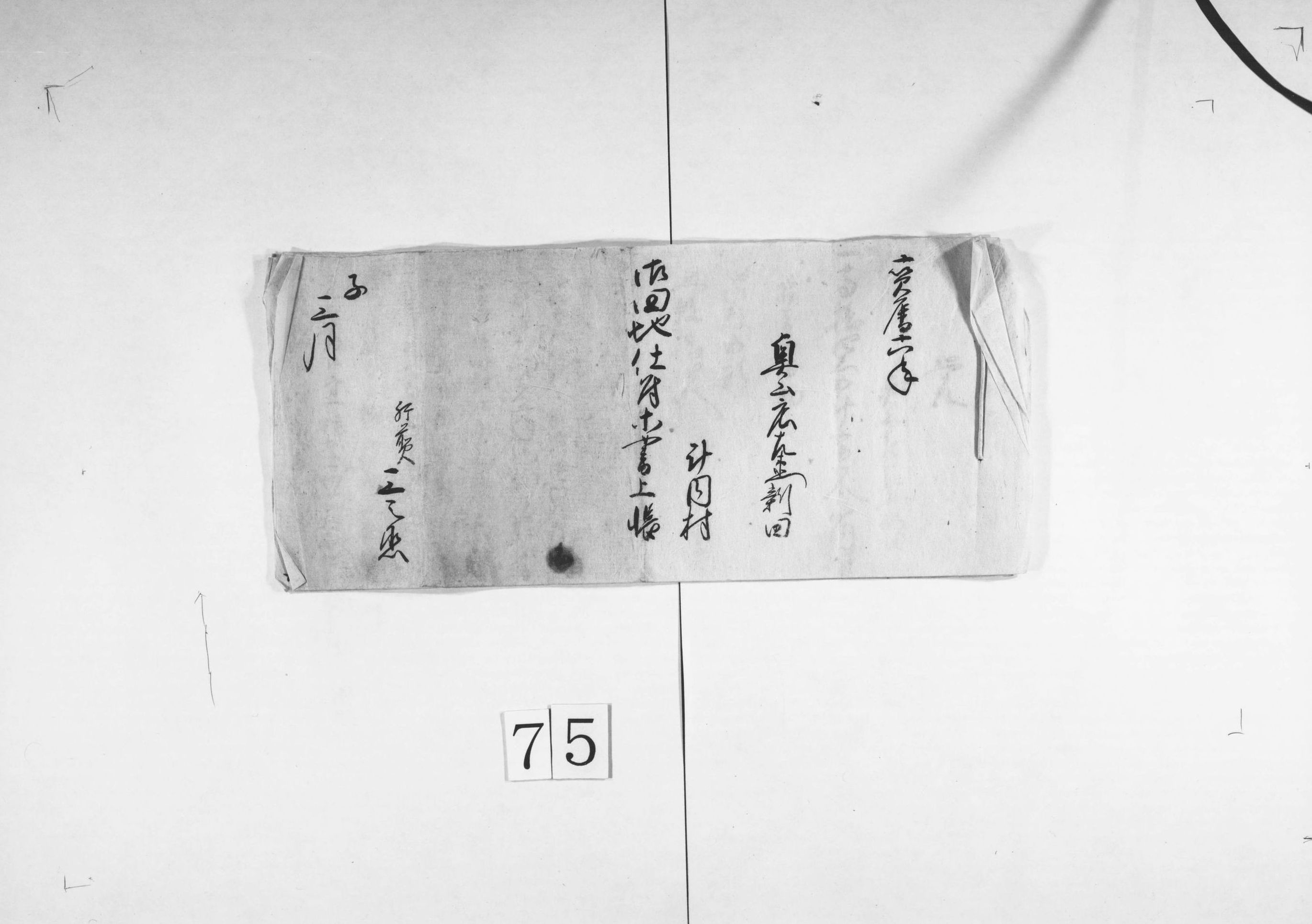 奥山庄左衛門新田斗内村御田地仕付等書上帳