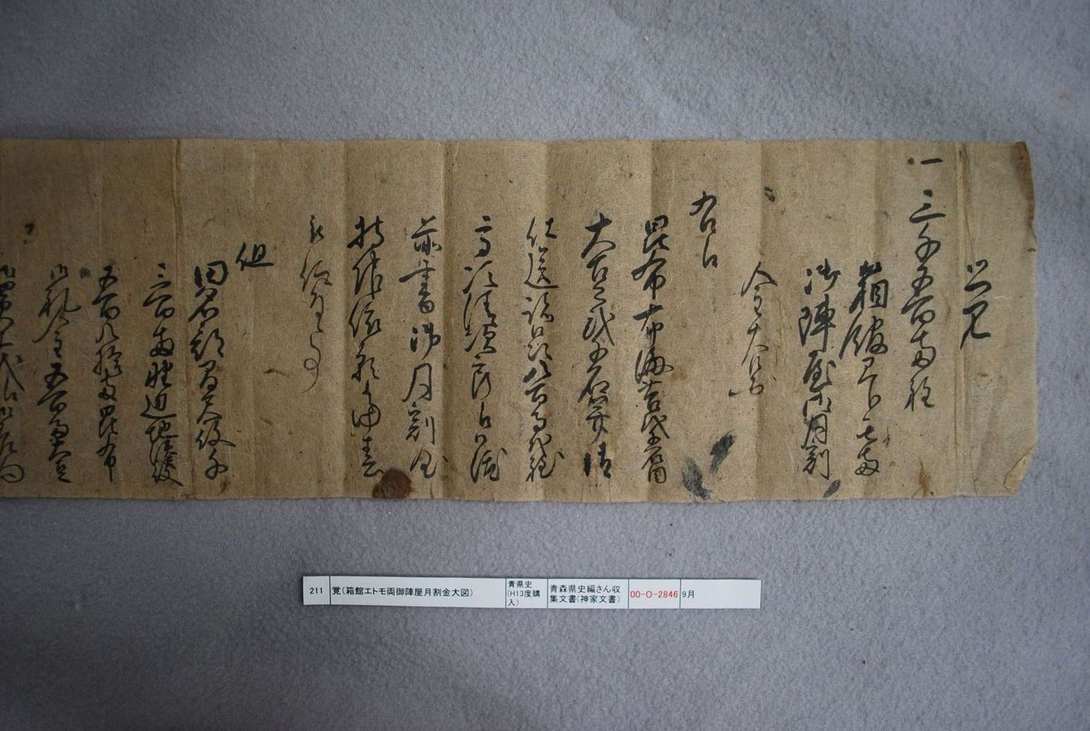 古文書・文献史料データベース詳細画面