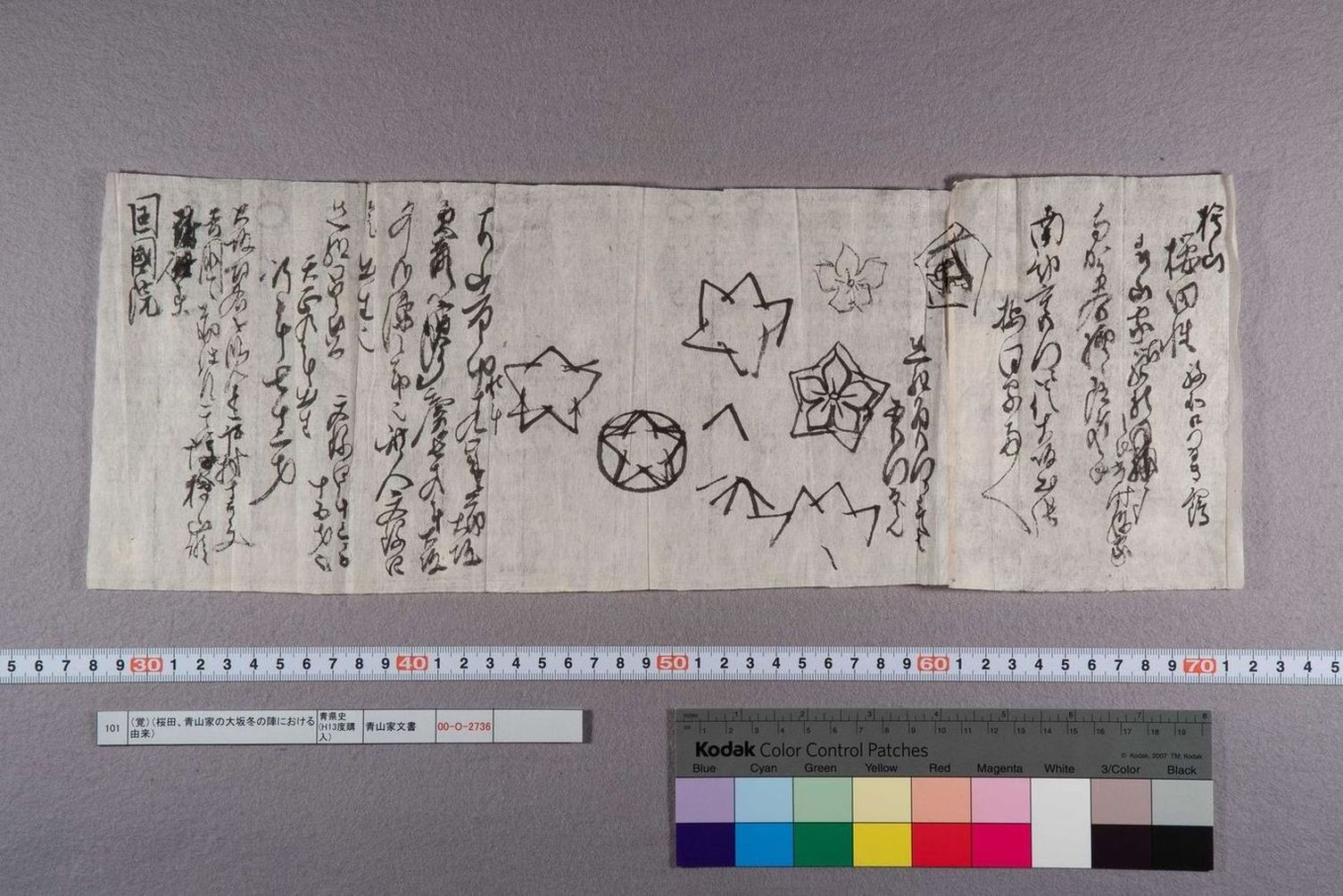 (覚)(桜田、青山家の大坂冬の陣における由来)