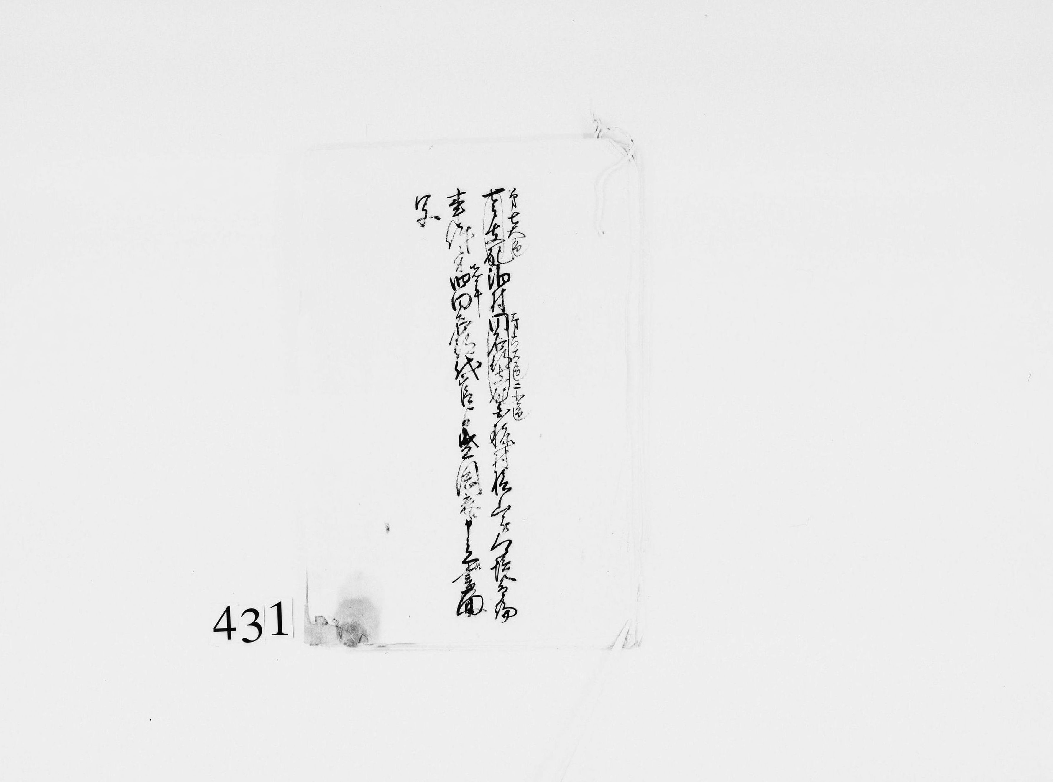 七戸支配泊村田名部支配白糠村杉山并郷境論争事件ニ付先年旧田名部代官より盛岡表に申立候書面