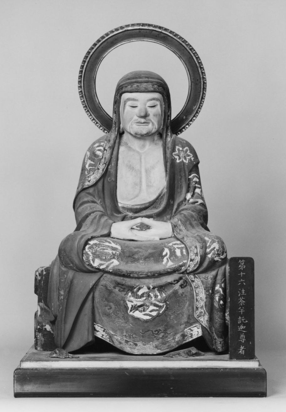 木造羅漢坐像(十六羅漢のうち第十六)