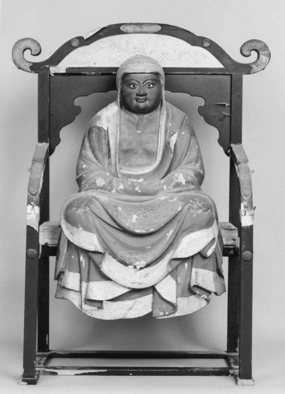 木造達磨大師坐像